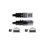 PatchSee BasicPatch - kabel krosowy - RJ-45 (M) do RJ-45 (M) - 1.5 m - FTP - kat. 5e - ekranowany - czarny