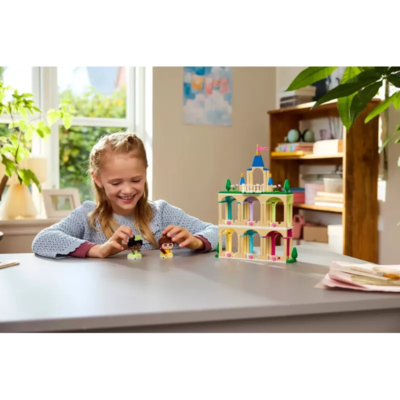 LEGO DISNEY 43291 Mini Belle i Tiana z Zamkiem