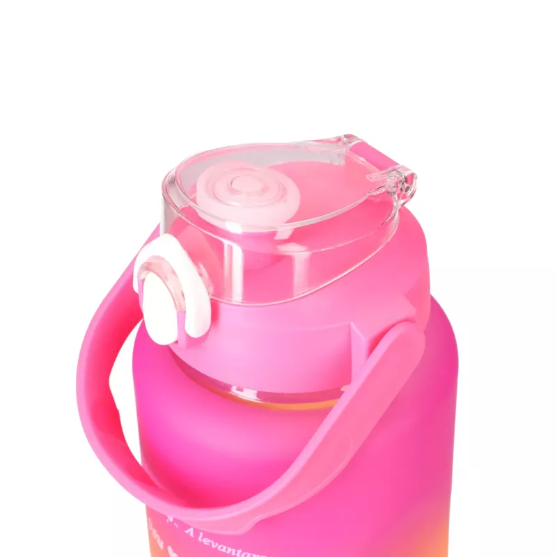 Zestaw butelek motywacyjnych Extralink 3W1 różowo-pomarańczowy 2000ML+900ML+300ML