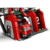 Zabawka konstrukcyjna LEGO City Remiza strażacka z pojazdem z drabiną obrotową 60414 — 843 elementy, 5 minifigurek, 220×320×140 mm