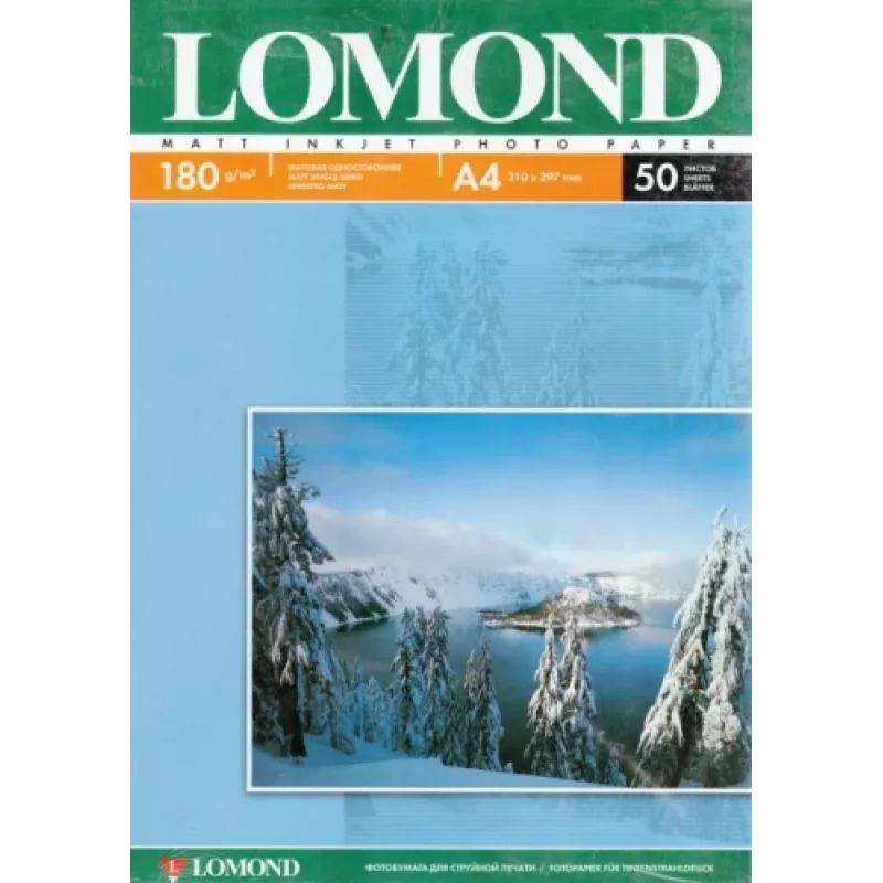 Lomond Photo Inkjet Paper Matte 180 g/m2 A4, 50 arkuszy