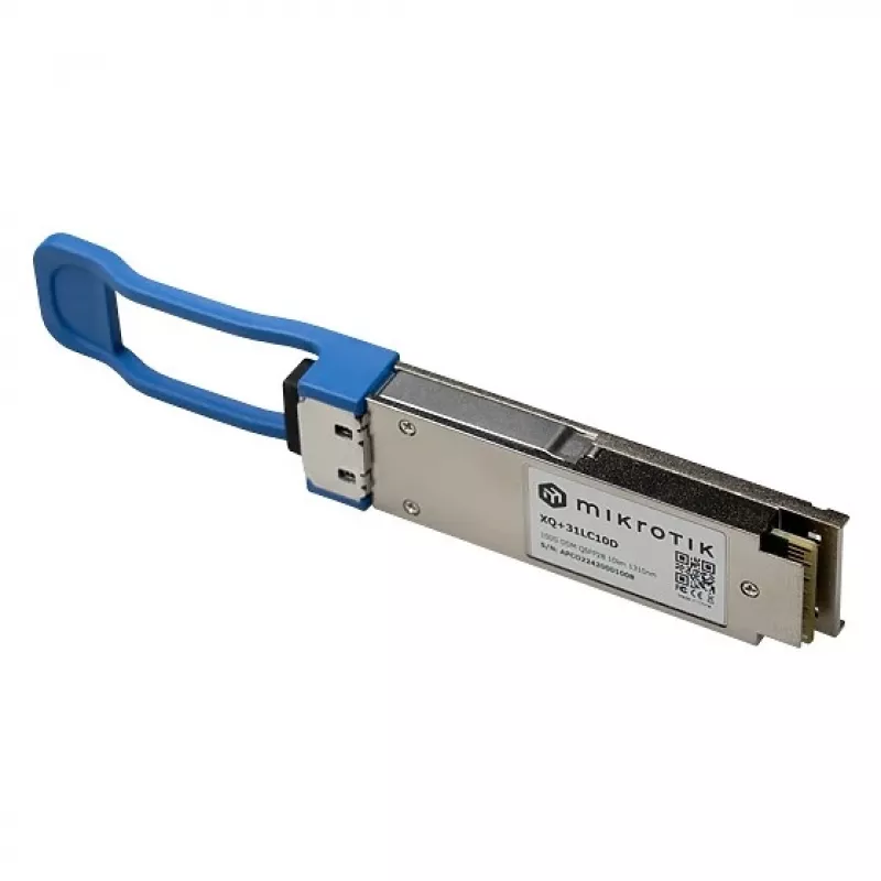 Mikrotik XQ+31LC10D moduł nadawczo-odbiorczy sieciowy Światłowód 100000 Mbit/s QSFP28 1309 nm