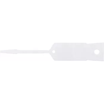 Opakowanie półfabrykatów na breloki ks tools 500.8018 — 500 białych wkładek do kluczy