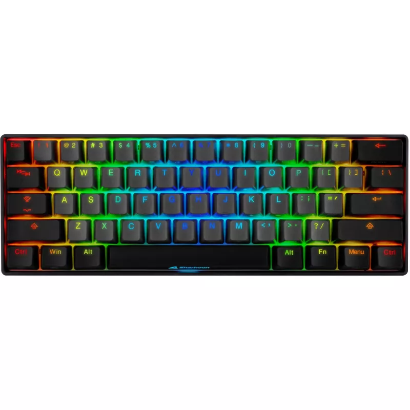 SKILLER SAC20 S4, Tastenkappe schwarz, 62 Stück, ANSI-Layout (US), für SKILLER SGK50 S4
