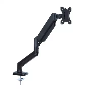 Uchwyt biurkowy do monitora LED/LCD 13-27 ART UM-115 z podparciem gazowym 2-6,5 kg Czarny