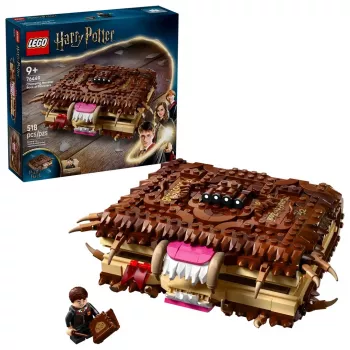 LEGO Harry Potter Zestaw do zabawy Potworna Księga Potworów 76449 — 518 elementów, 1 minifigurka, dołączane zęby