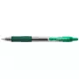 Pilot BL-G2-7 zielony długopis żelowy 0,4 mm, przezroczysty korpus