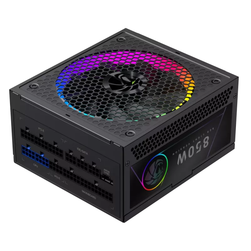 Zasilacz Gamemax, 80 PLUS, Gold | RGB 850G | 850 W