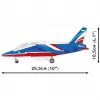 Zabawka konstrukcyjna Cobi Alpha Jet Patrouille de France model w skali 1:48 COBI-5841