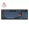 Klawiatura Keychron V5 Max uniwersalna RF bezprzewodowa Bluetooth czarno-szara 96% mechaniczna