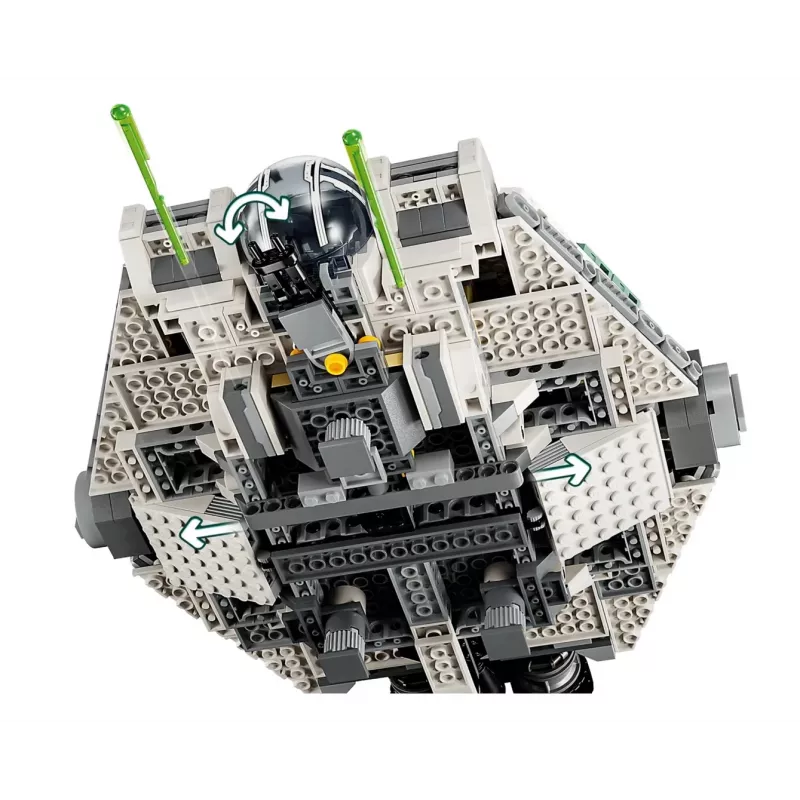 LEGO Star Wars playset 75357 — The Ghost i Phantom II, 1394 elementy, 4 minifigurki, wiek 10+