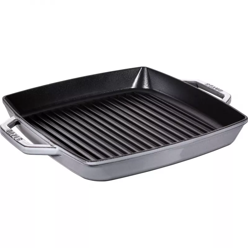 Patelnia grillowa Staub 40511-785-0 33 cm Indukcyjna Grafitowo-szara