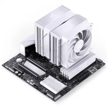 Jonsbo HX6280 chłodzenie CPU, PWM, RGB - 130mm, białe