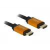 DeLOCK - Kabel HDMI - HDMI (M) do HDMI (M) - 50 cm - Potrójna izolacja - Czarny, Złoty - Obsługa 8K