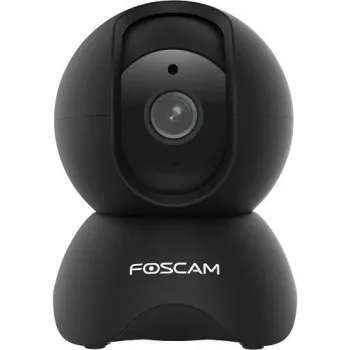 Kamera IP Foscam X5-WB Żarówka Wewnętrzna Biurkowa 2560×1920, Wi‑Fi i Ethernet, 6-krotny zoom cyfrowy
