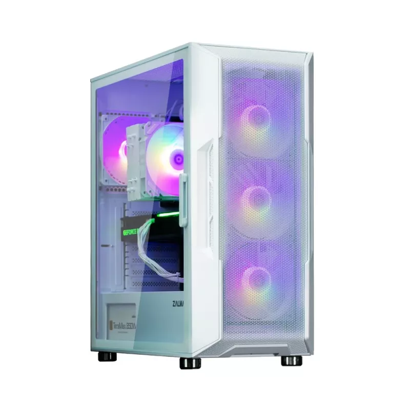 Zalman I3 NEO ARGB biały obudowa komputerowa Midi Tower