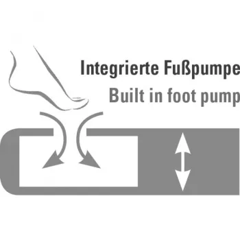 Nadmuchiwany materac High Peak Double Comfort Plus model 40025 — podwójny materac powietrzny dla dwojga