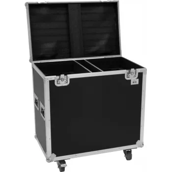 Flightcase Roadinger na 2x TMH BSW-380 — wytrzymała konstrukcja, lekka obudowa