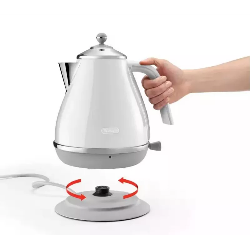 Czajnik elektryczny De’Longhi Icona Capitals 1,7 l 2000 W biały