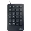 Klawiatura numeryczna Inter-Tech KB-120, uniwersalna, USB, czarna