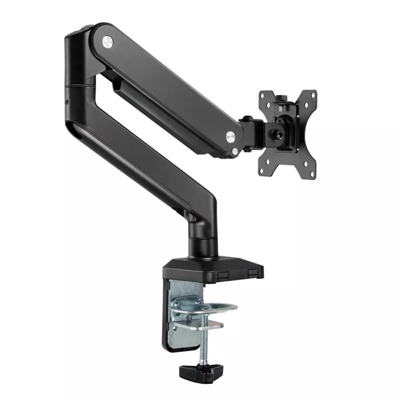 Ergo Office Uniwersalny Uchwyt Monitorowy na Biurko, Sprężyna Gazowa 17-35 15kg, VESA 75x75 / 100x100, ER-445