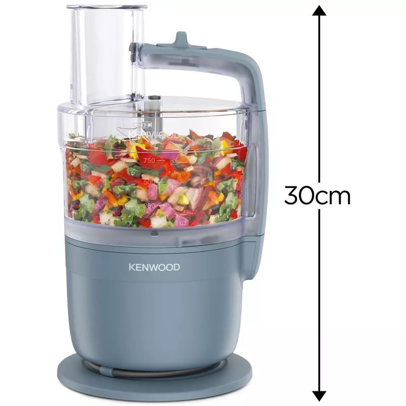 Ręczny rozdrabniacz Kenwood FDP23.140GY MultiPro Go — kompaktowy przenośny siekacz, szary