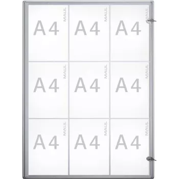 Maulextraslim - Aluminium - Szkło - Tworzywo sztuczne - Aluminium - 963 x 711 x 27 mm - 9 x A4 (6820908)