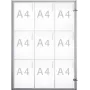 Maulextraslim - Aluminium - Szkło - Tworzywo sztuczne - Aluminium - 963 x 711 x 27 mm - 9 x A4 (6820908)