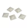 LogiLink Kabelbinderhalterungen, 40 x 40 mm Klebesockel für Kabelbinder, Kabelinderaufnahme: 14,3 x 2,7 - 1 Stück (KAB0045)
