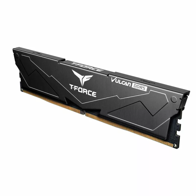 T-FORCE Vulcan - DDR5 - Kit - 32 GB: 2 x 16 GB - DIMM 288-PIN - 3000 MHz / PC5-48000 - CL30 - 1,35 V - unbuffeczerwony - on-die ECC - Czarny (FLBD532G6000HC30DC01)