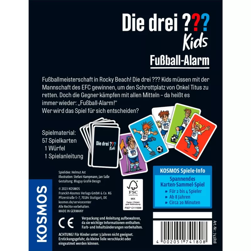 Die drei Kids - Football-Alarm, gra karciana