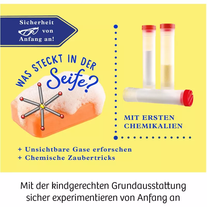 Kosmos Chemie labor C 500, Zestaw eksperymentalny, Chemia, 9 lat, Wielokolorowy