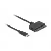 DeLOCK 63803 adapter kablowy USB C 22-pin SATA Czarny 0.5m