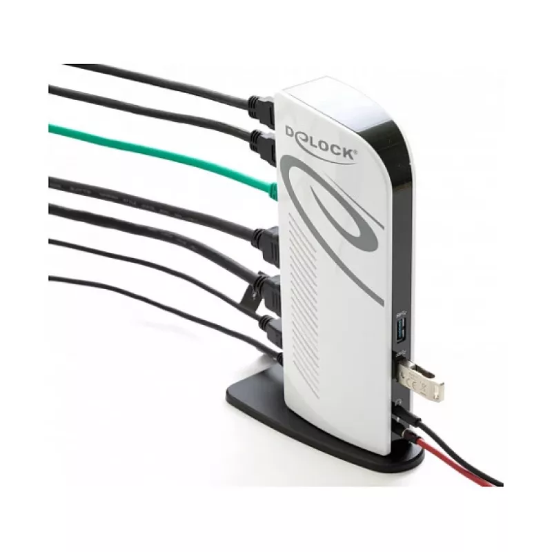 Stacja dokująca USB DeLOCK 87771 Dual HDMI Full-HD USB 3.2 LAN Audio