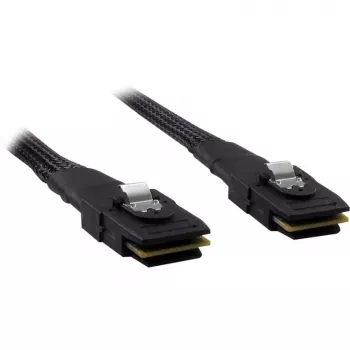 Inter-Tech - wewnętrzny kabel SAS - Serial ATA 150/300/600 - 36 PIN 4iMini MultiLane na 36 PIN 4iMini MultiLane - 50 cm - zatrzaskowy - czarny