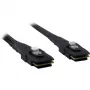 Inter-Tech - wewnętrzny kabel SAS - Serial ATA 150/300/600 - 36 PIN 4iMini MultiLane na 36 PIN 4iMini MultiLane - 50 cm - zatrzaskowy - czarny