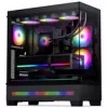 PHANTEKS XT View Matrix PC-Enclosure, Midi-Tower, E-ATX, Tempeczerwony Glass, Matrix LED - czarny (PH-XT523VM1_DBK01)