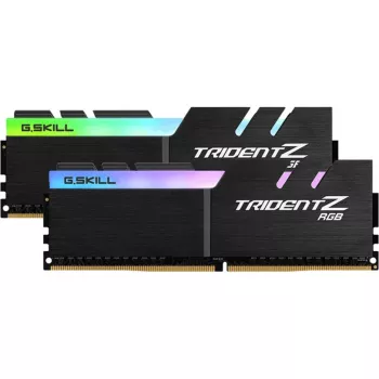DIMM 32 GB DDR4-3200 (2x 16 GB) Dual-Kit, Arbeitsspeicher schwarz, F4-3200C16D-32GTZRX, Trident Z RGB, INTEL XMP