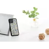 Etui na smartfona man and wood dla iPhone 11 Pro — niebieski trójkąt na czarnym tle, ochronna twarda skorupa