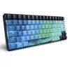 Mechaniczna klawiatura gamingowa Sharkoon SKILLER SGK50 S3 Ultimate Rev2 miętowoniebieska układ QWERTZ