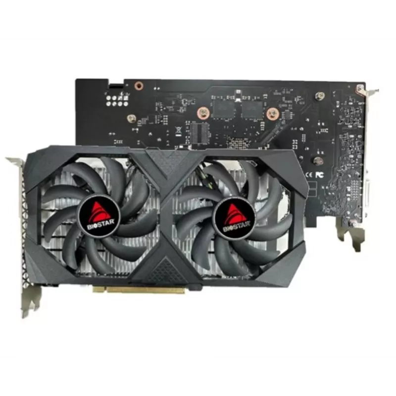 Karta graficzna BIOSTAR GeForce RTX 3050 6 GB GDDR6 PCIe 4.0, 2304 rdzenie CUDA, magistrala 96-bitowa, 2 wentylatory, 225×43 mm