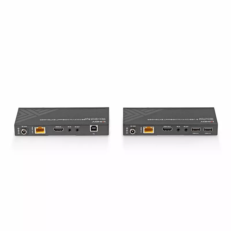 Lindy 150m Cat.6 HDMI 4K60, USB 2.0 i IR HDBaseT KVM Extender