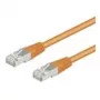 Wentronic Goobay Kabel krosowy CAT 5e, F/UTP, pomarańczowy, 10 m - mieszanka miedzi CCA (93458)