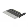 Karta DeLOCK PCI Express x16 na 5 wewnętrznych slotów M.2 Key B / SATA