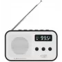 Przenośne radio cyfrowe Adler AD 1907 — AM/FM, tuner cyfrowy, alarm, USB-C, bateria 600 mAh, LCD, 20 ustawień, antena teleskopowa