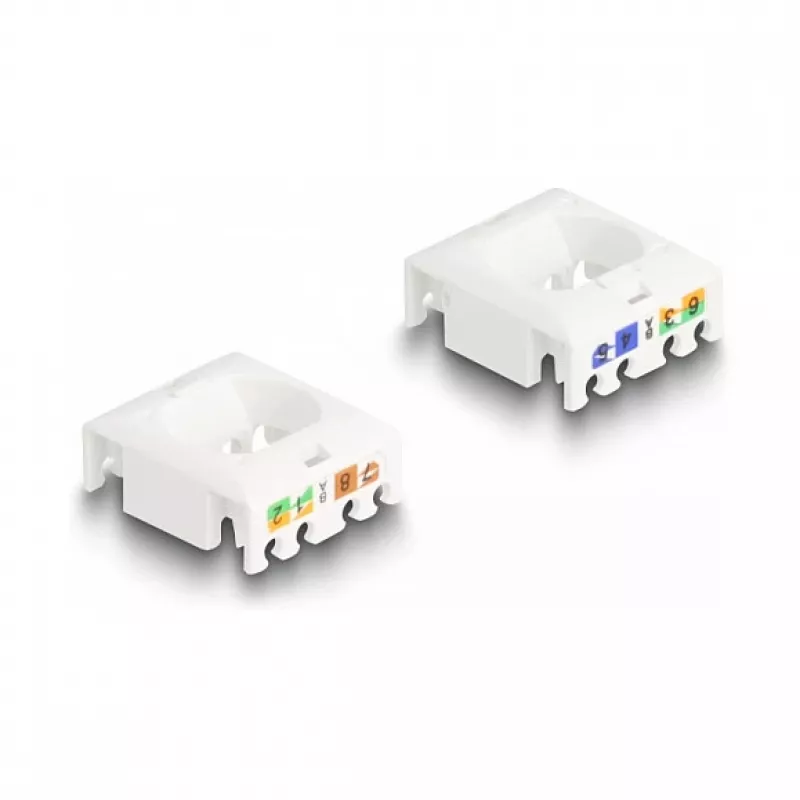 DeLOCK Moduł Keystone RJ45 do LSA Kat.6A STP z zaciskiem blokującym