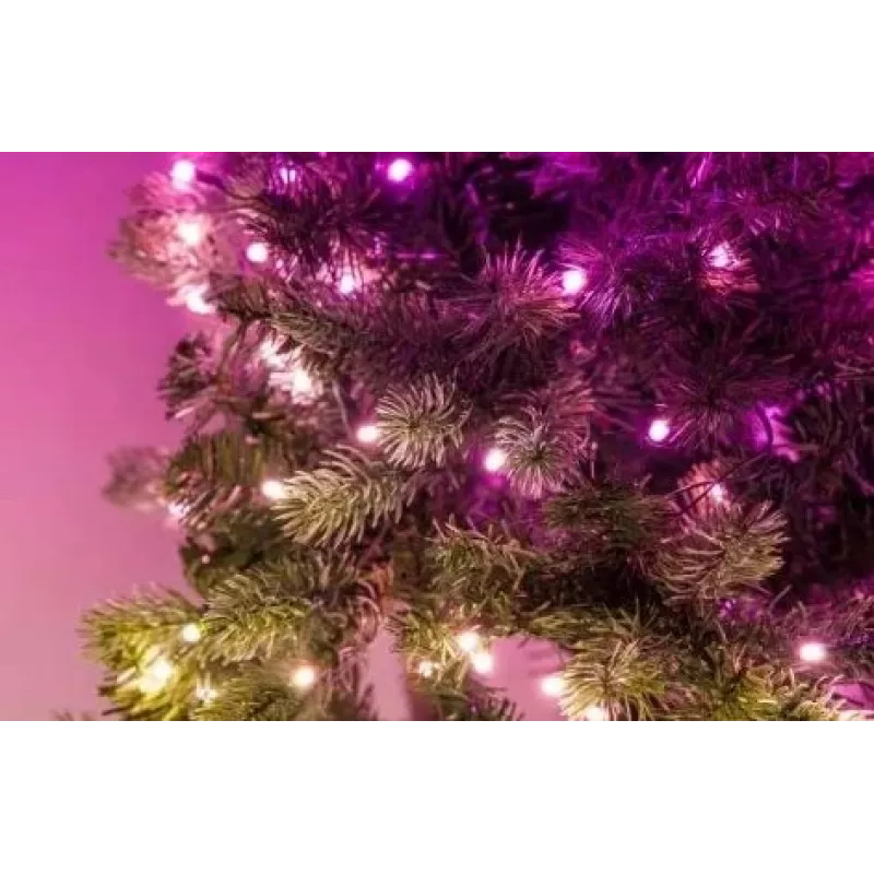Podświetlana choinka Twinkly Regal Tree 1,50 m — 270 diod RGB LED, Wi‑Fi i Bluetooth, IP20, 36 W, zielony przewód
