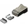 ROLINE Wtyk RJ45 kat.6A ekranowany + wkładka 10 szt. (21.17.3099)