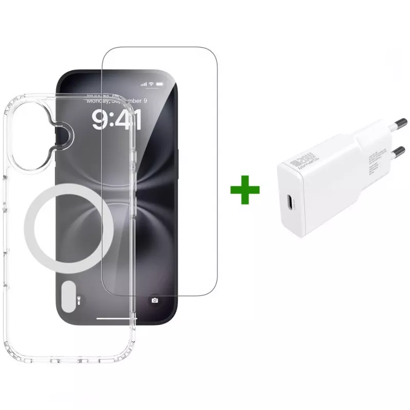 4smarts 3in1 Premium Starter Set dla Apple iPhone 17, zgodny z MagSafe