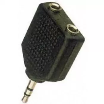 MicroConnect AUDALS zmieniacz płci kabla 3,5 mm 2x3,5 mm Czarny